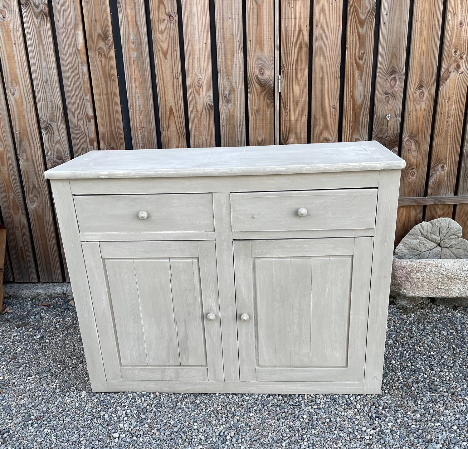 Parisian buffet with 2 doors and 2 drawers