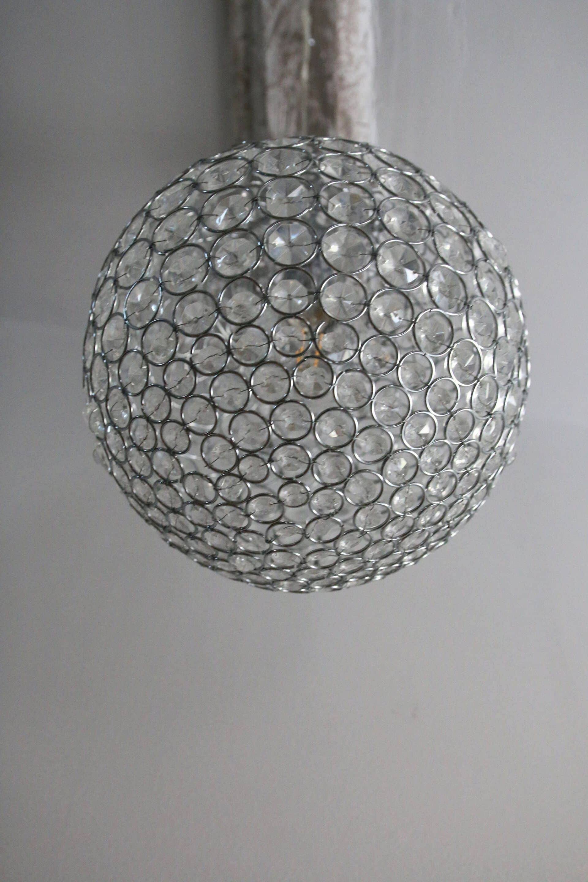Suspension globe with pendants, 1990s
