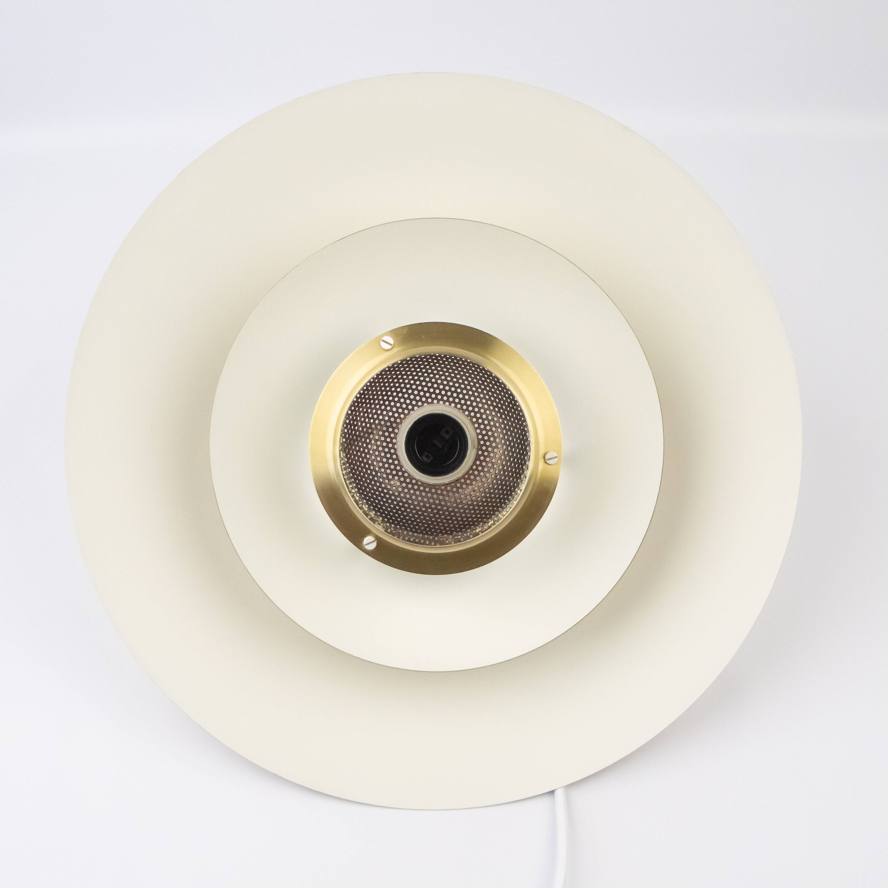 Danish vintage pendant lamp by Kurt Wiborg, Jeka, 1980s