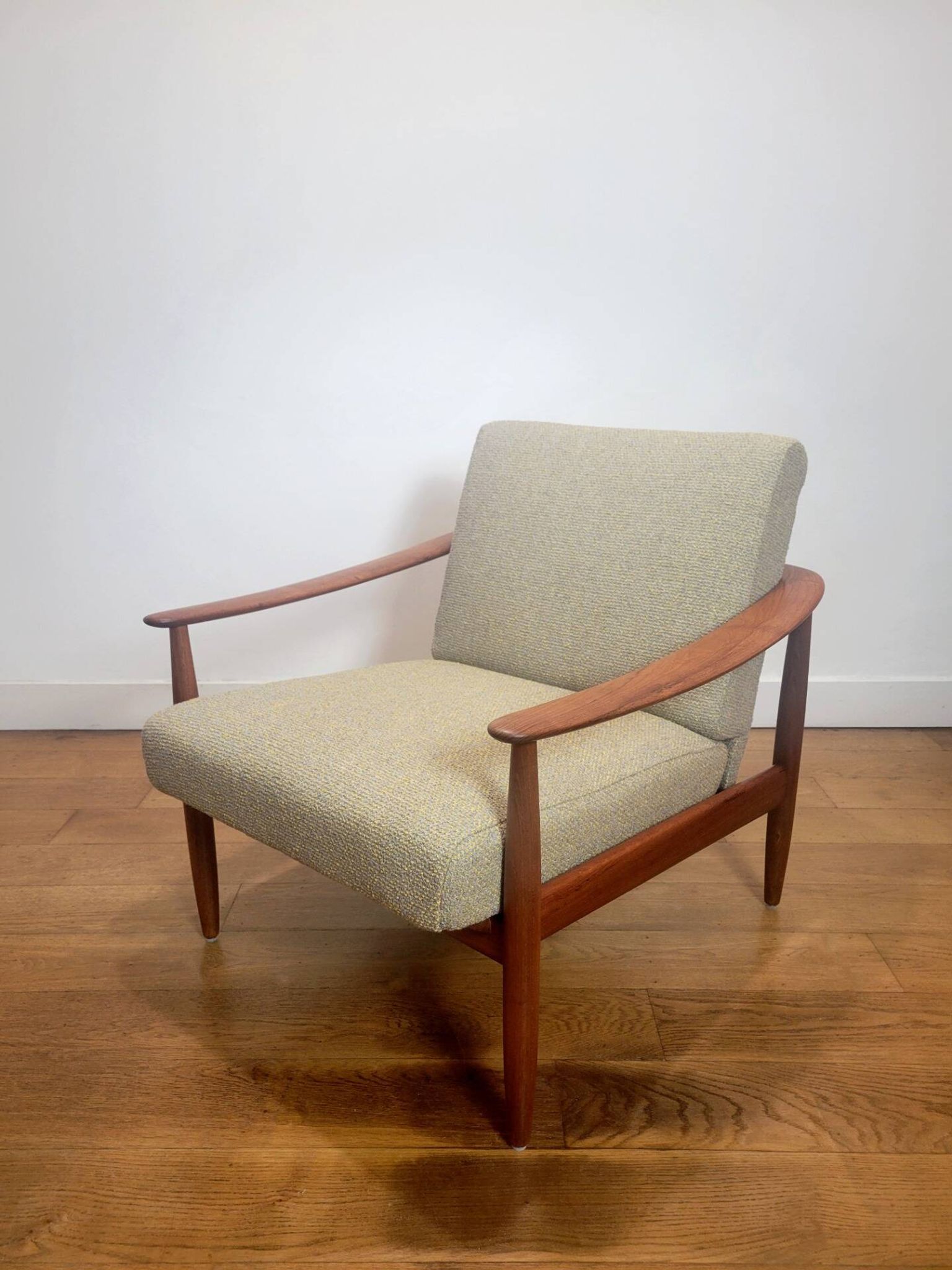 Vintage lounge chair in teak by Carl Straub, 1960