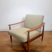 Vintage lounge chair in teak by Carl Straub, 1960