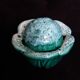 Cabbage mustard pot in slip