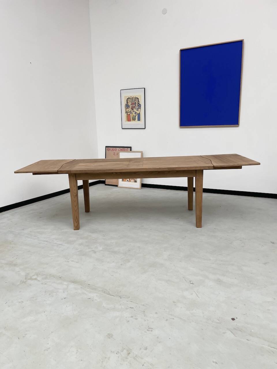 Oak farmhouse table 270 cm with extensions