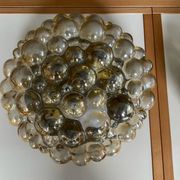 Pair of Bubble-Helana Tynell wall lights or ceiling lights from the 1970s.