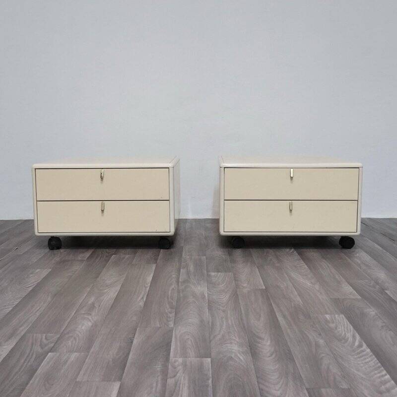 Modern Hennè Nightstands by George Coslin for Longato, 1970s, Set of 2