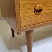 Vintage Scandinavian chest of drawers in teak and teak veneer, 1960s
