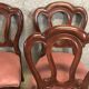 Suite de 6 chaises de style Victorien en acajou