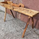 Folk art bench