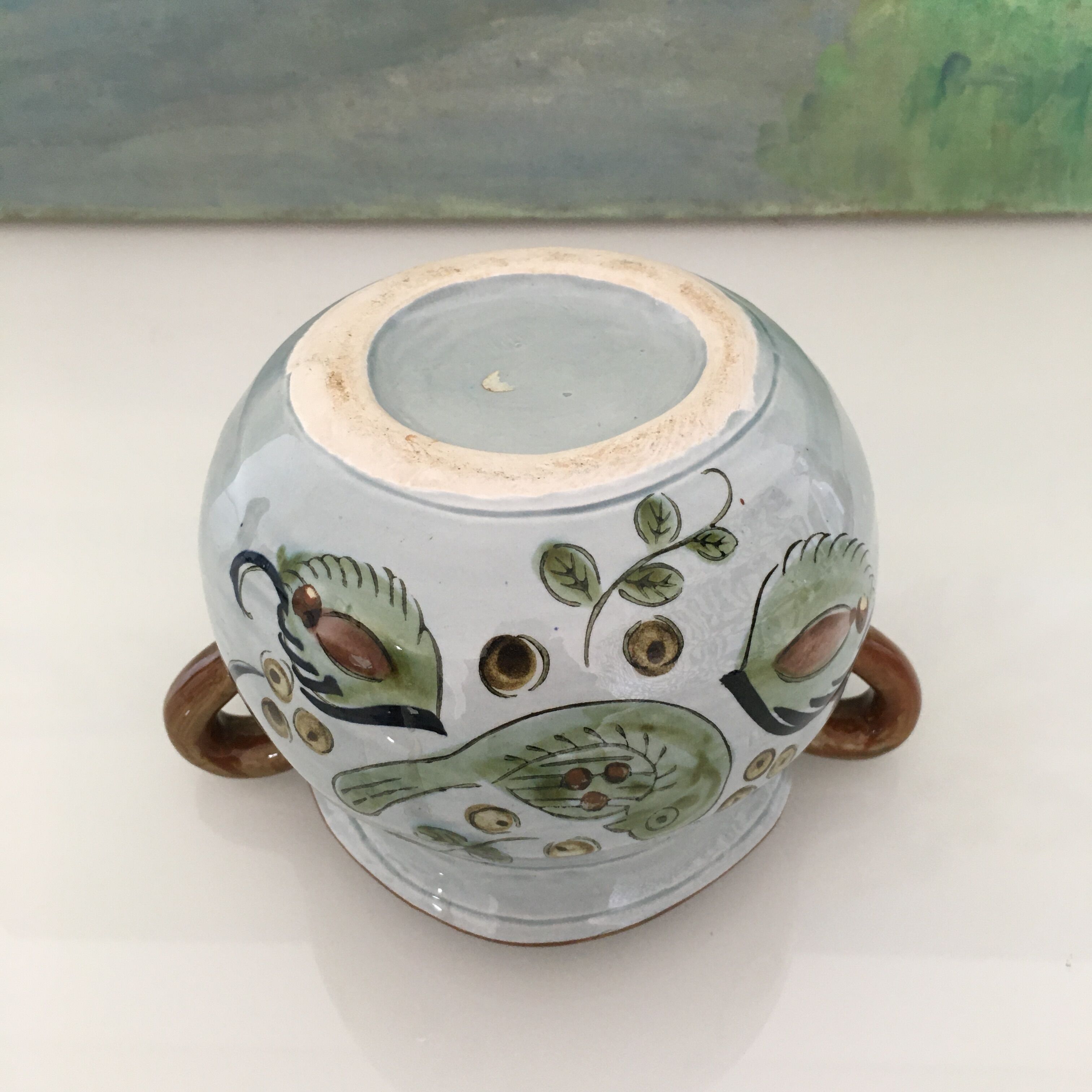 Bird decoration pot