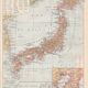 Old map of Japan 1897