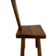 Vintage Spanish chair / stool 70s design brutalist