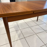 Vintage 1970s extendable Scandinavian teak table