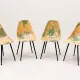 Set of 4 chairs La Cigogne by René-Jean Caillette – 1950s/60s