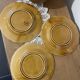 Set of 3 Sarreguemines slushie dessert plates