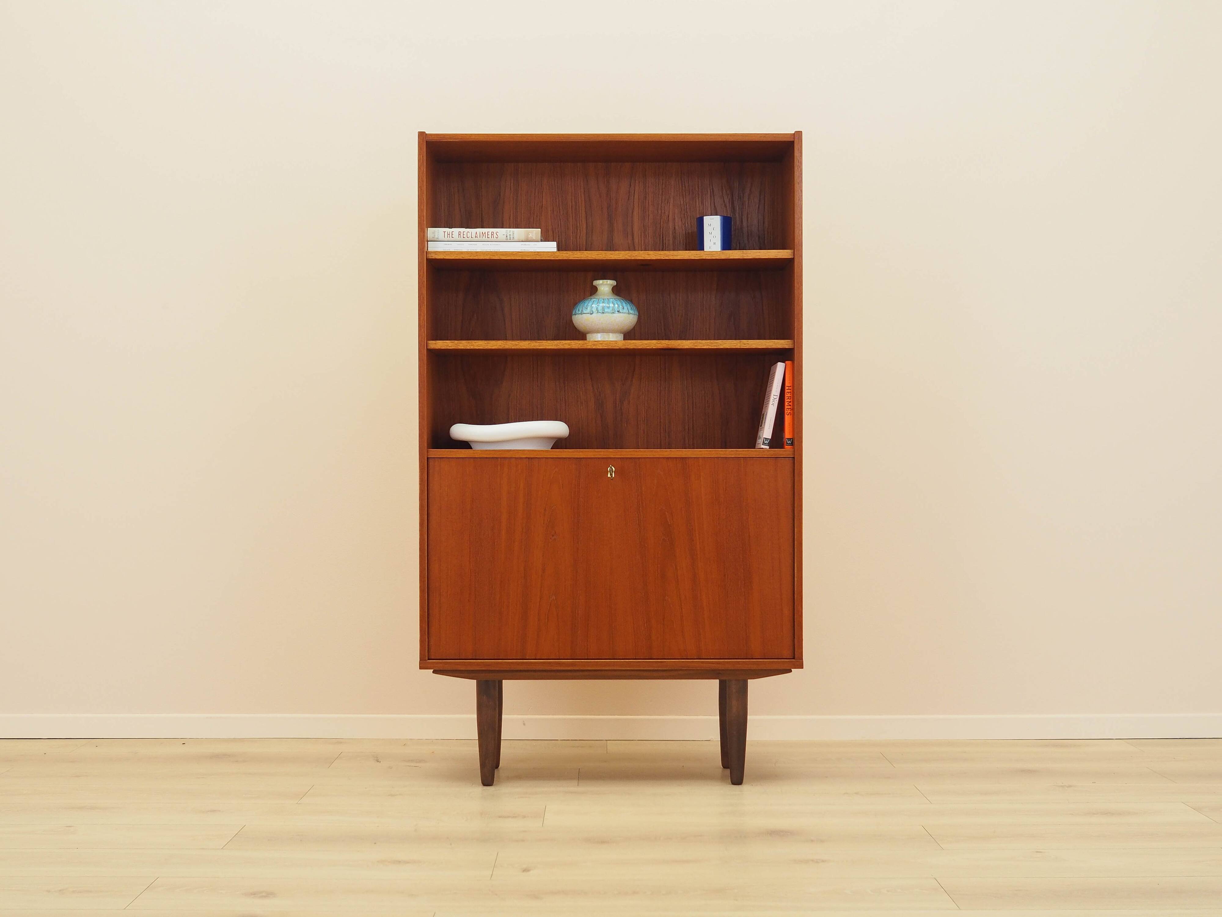 Teak bookcase, Danish design, 1970s, made in Denmark