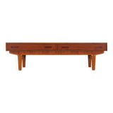 Lowboard en teck, design danois, années 1960, production : Danemark