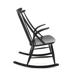 Beech rocking chair, Illum Wikkelsø, N. Eilersen, Denmark, 1960