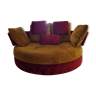 2-seater velvet sofa and matching armchair