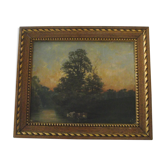 Huile sur toile début 20 ème