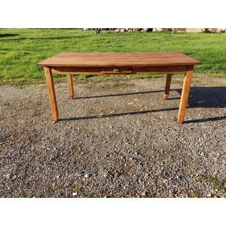 Country farmhouse table in pine