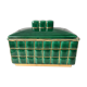 Boîte verte et dorée années 50