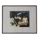Framed poster 1991 "guitar and clarinet" Juan gris 1920