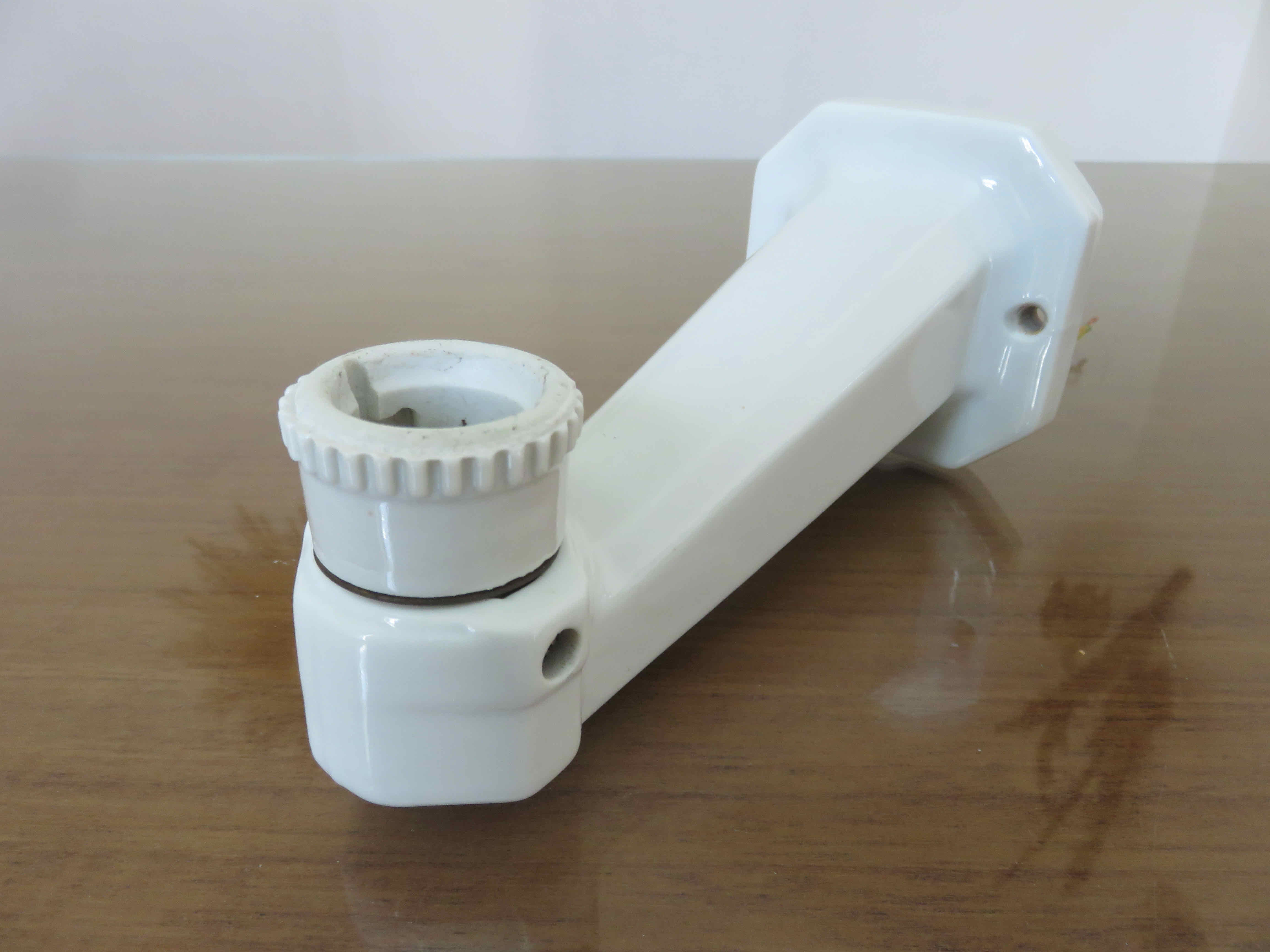 Porcelain wall lamp art deco years 30 40