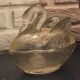 Swan butter dish