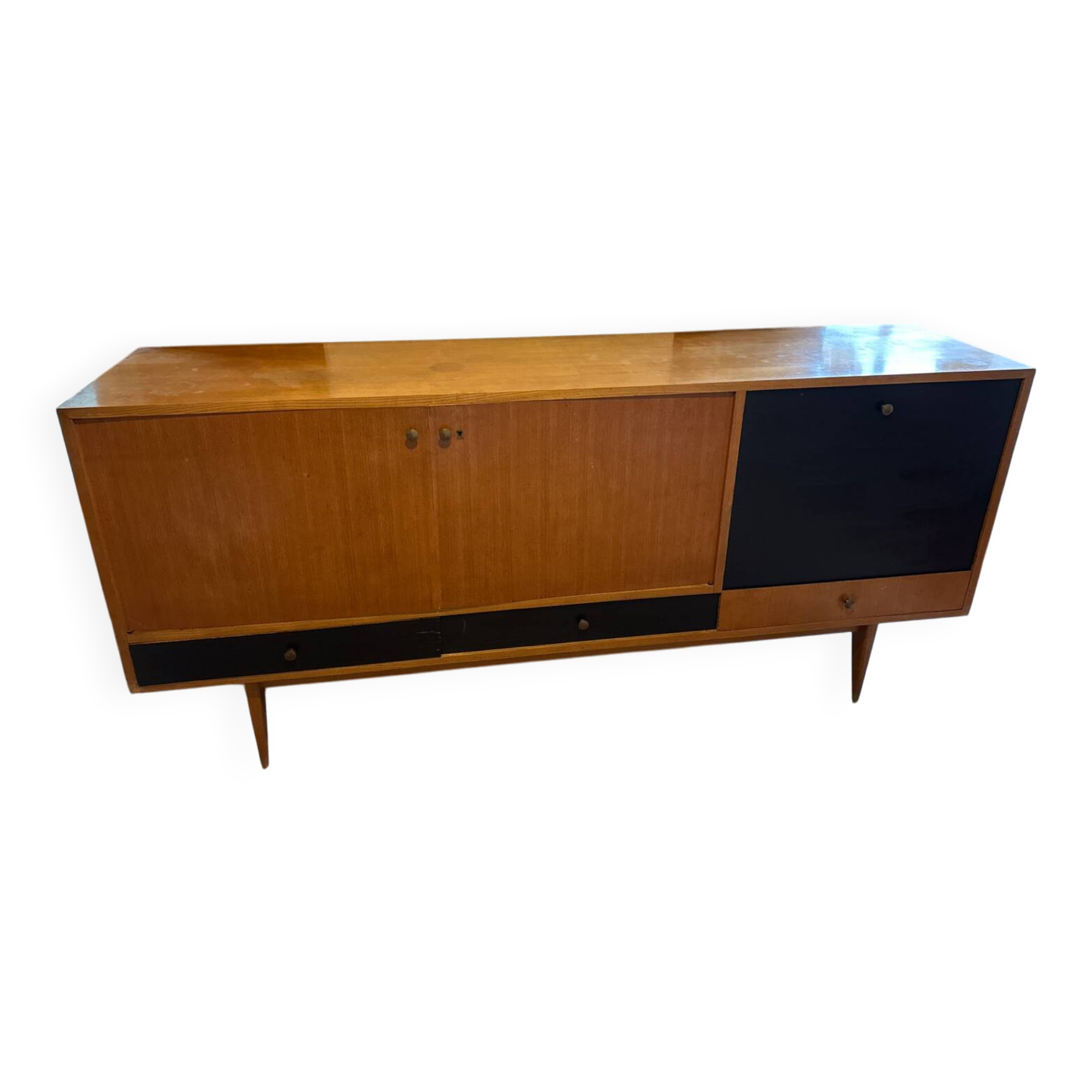 Grand buffet / enfilade vintage Charles Ramos - Édition Castellaneta