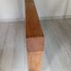 Minimalist solid oak console