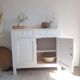 Old white Parisian buffet