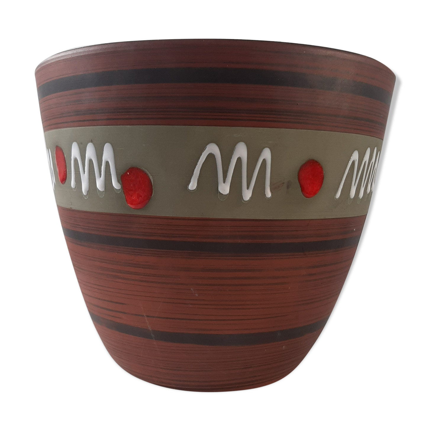 Ceramic pot cover years 60 west germany