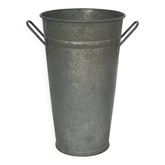 Vase de fleuriste en zinc- Grand format