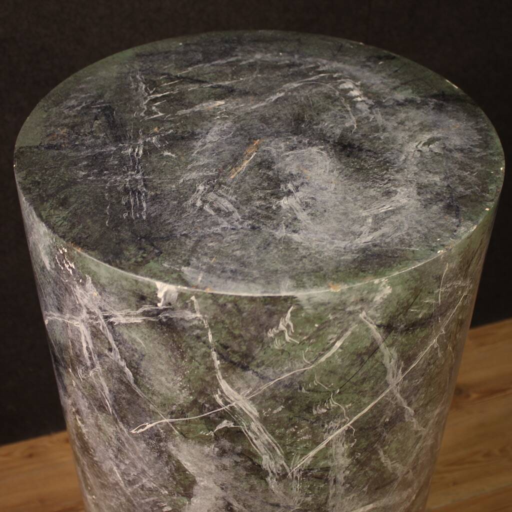 20th century lacquered and painted Italian column