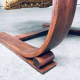 Rope Lounge Chair by Adrien Audoux & Frida Minet for Vibo Vesoul, France, 1940s