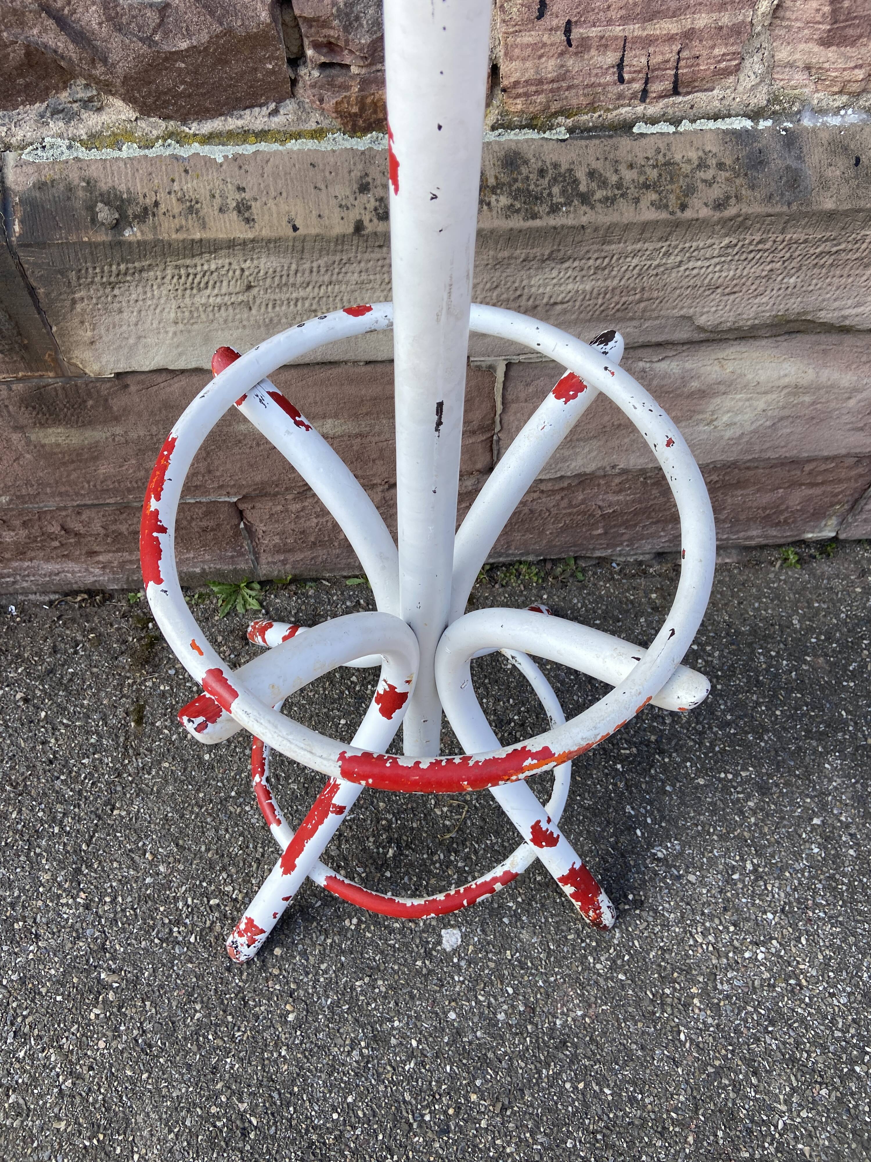 Antique parrot coat rack