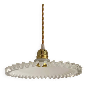 suspension vintage opaline