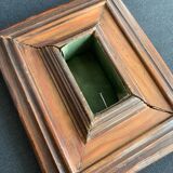 Old wooden frame for miniature, reliquary