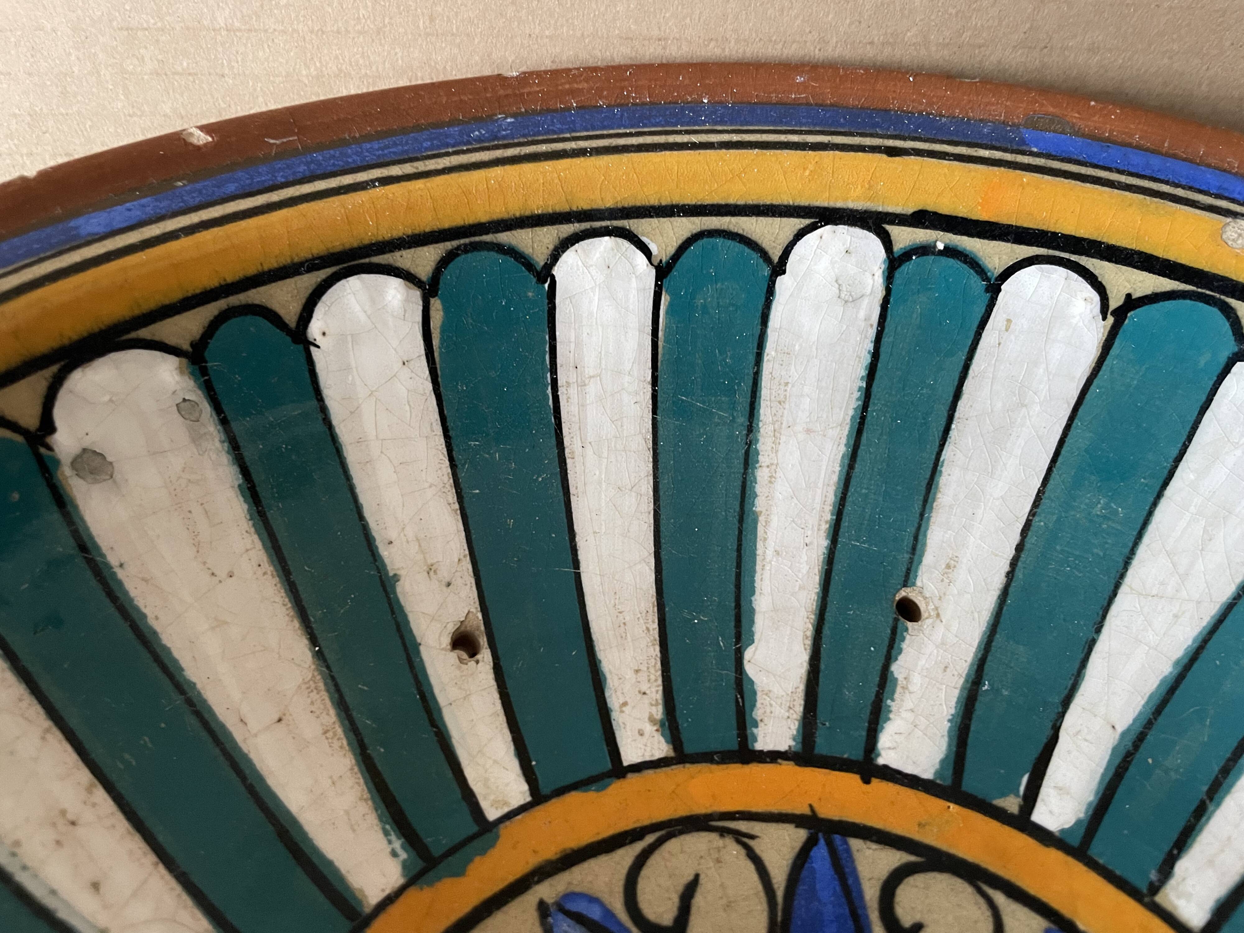 Old pierced dish Maghreb crafts