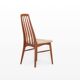 Vintage Eva dining chairs by Niels Koefoed for Koefoeds Hornslet, 1960s, set of 12