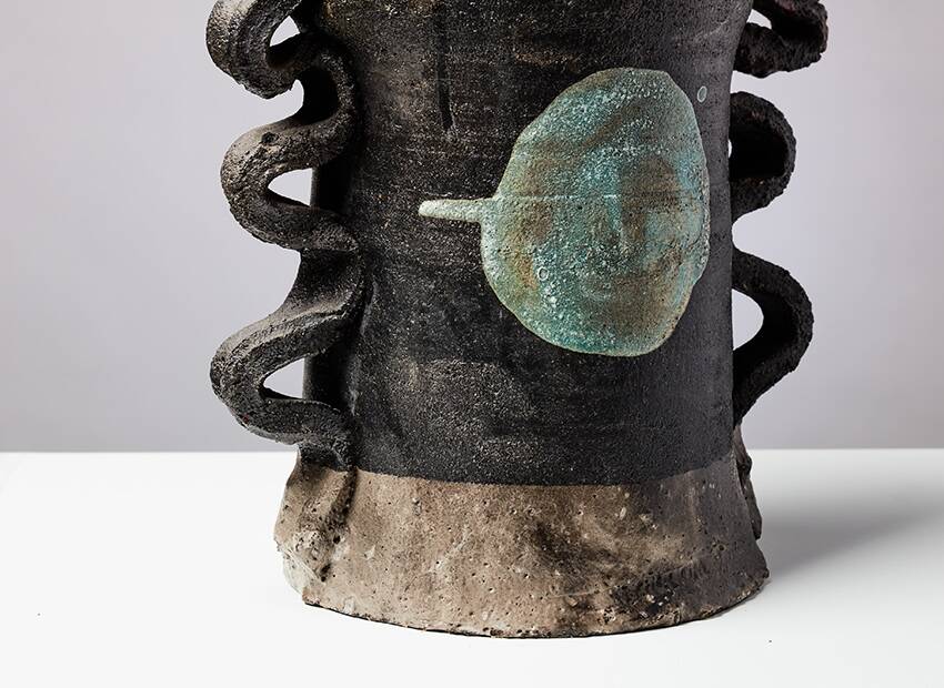 Betty Woodman Unique Vase U.S.A. 1960s