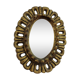 Miroir en bois doré avec incrustations années 20 30