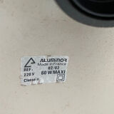 Red desk lamp "Aluminor"