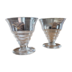 2 old glasses, bistro style