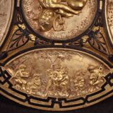 19th century gilded wooden shield signed F. Barbedienne Paris