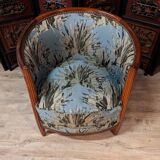 Pair of Art Deco mahogany armchairs