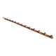 Coat rack 2m, 14 wooden wall hooks