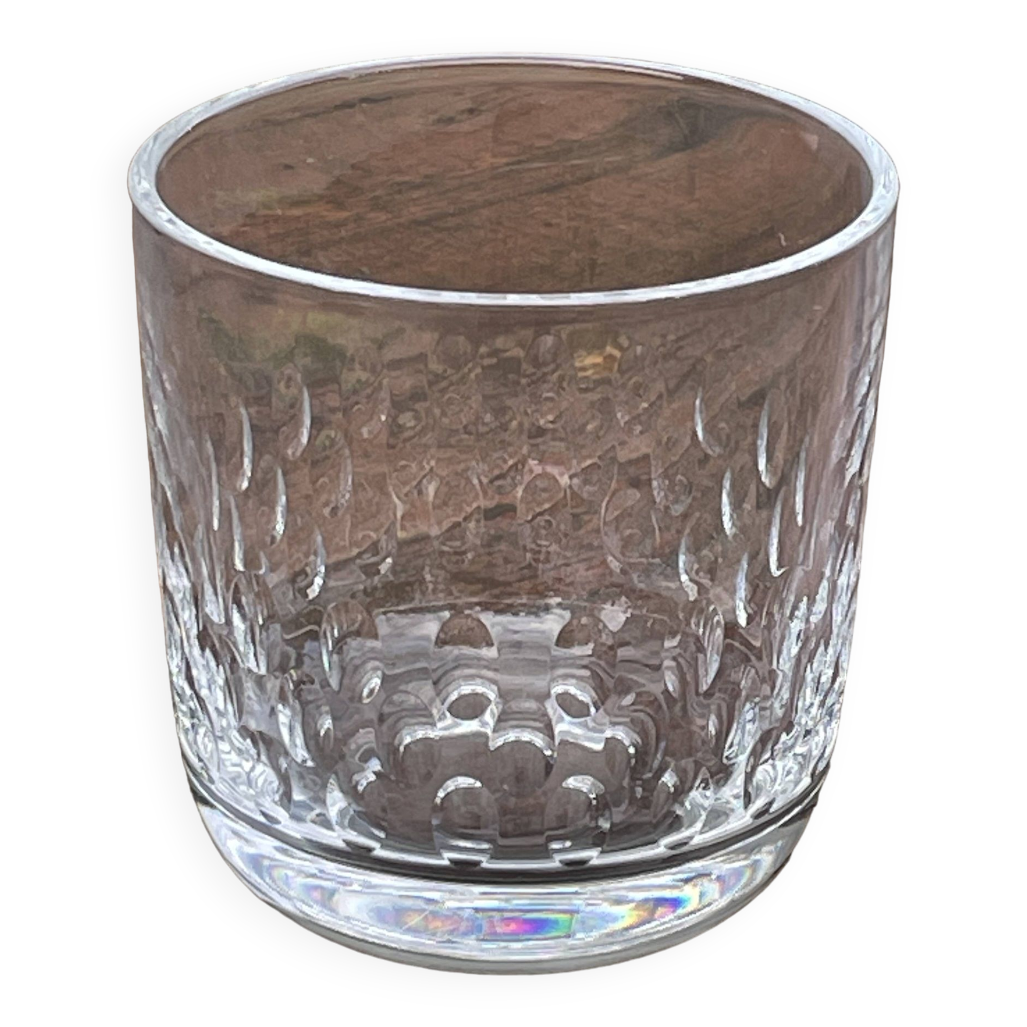 Tableware crystal ice bucket H 15.5 cm, diameter 15 cm