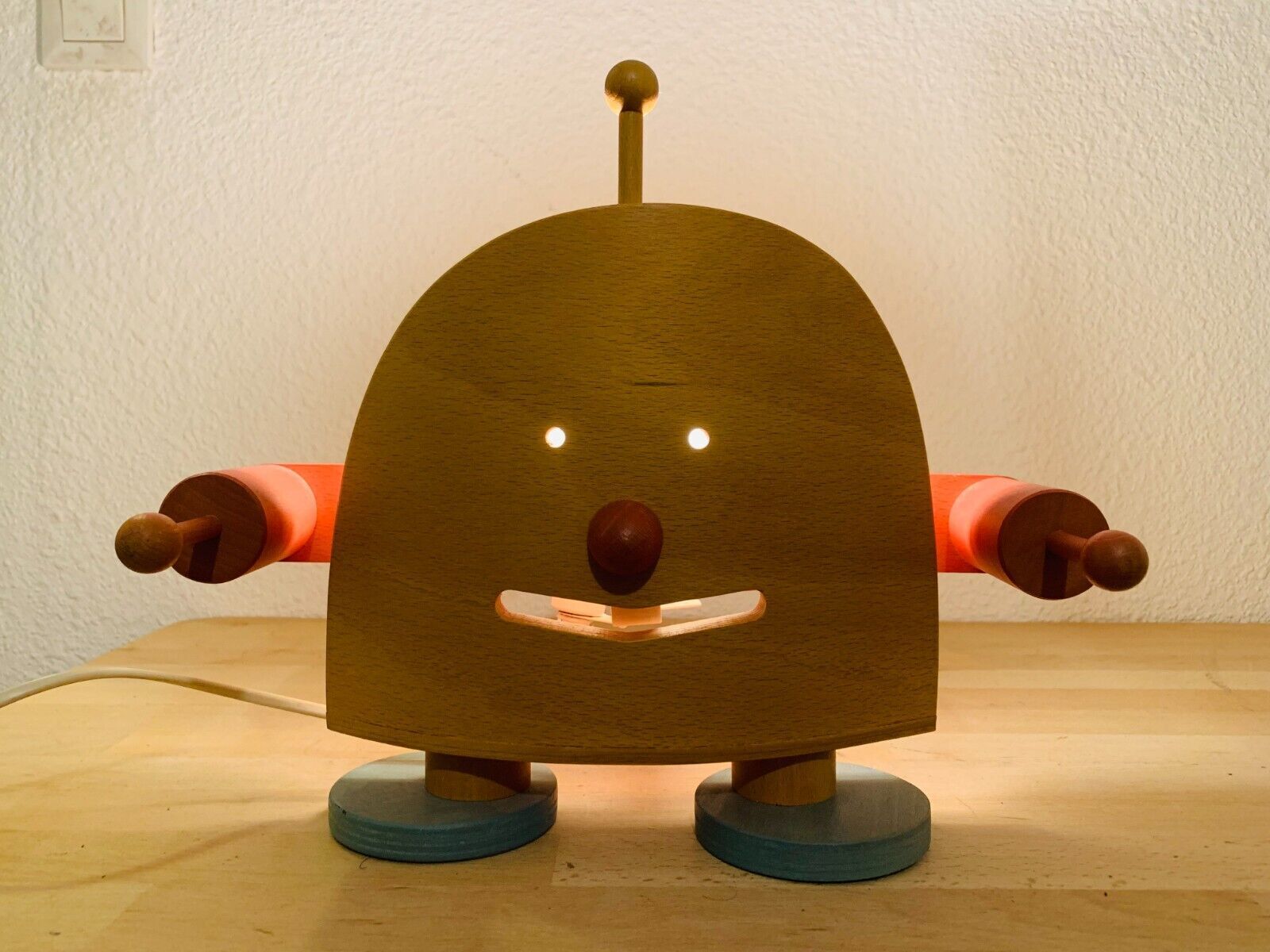 Wall lamp Robot Cogo France the 80s