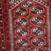 Tapis vintage fait main Gabbeh du Moyen-Orient 140cm x 215cm (1960s)